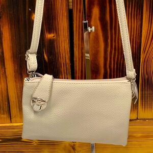 Elegant Cream Crossbody Bag